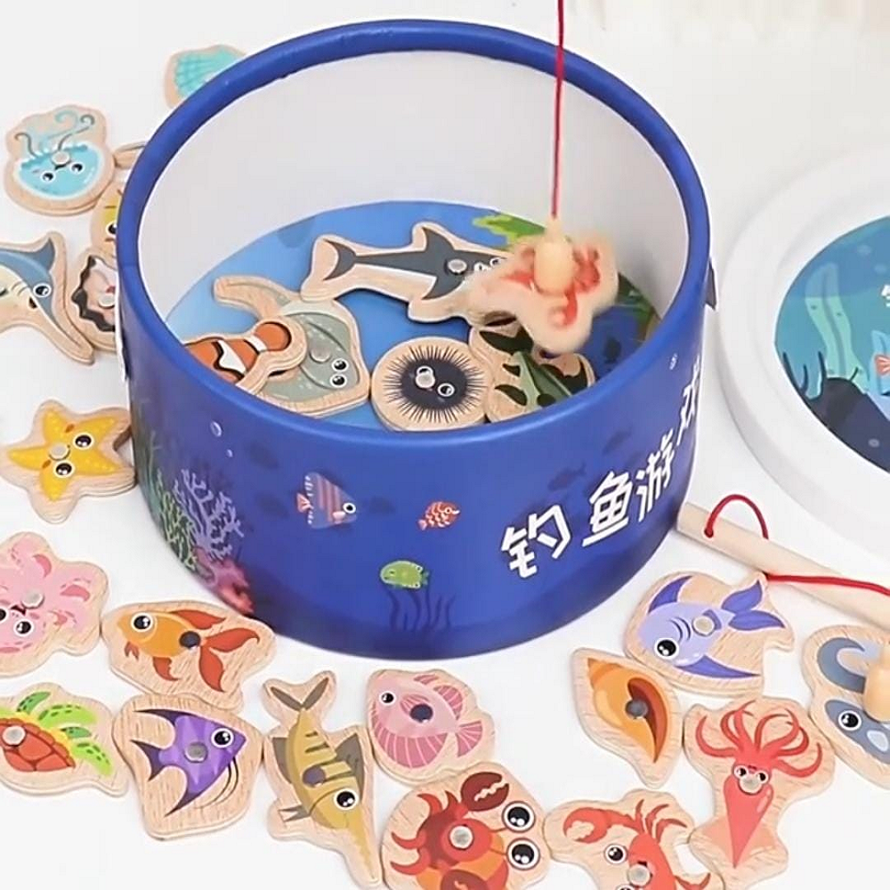 The Baby Puzzle Fishing Toy